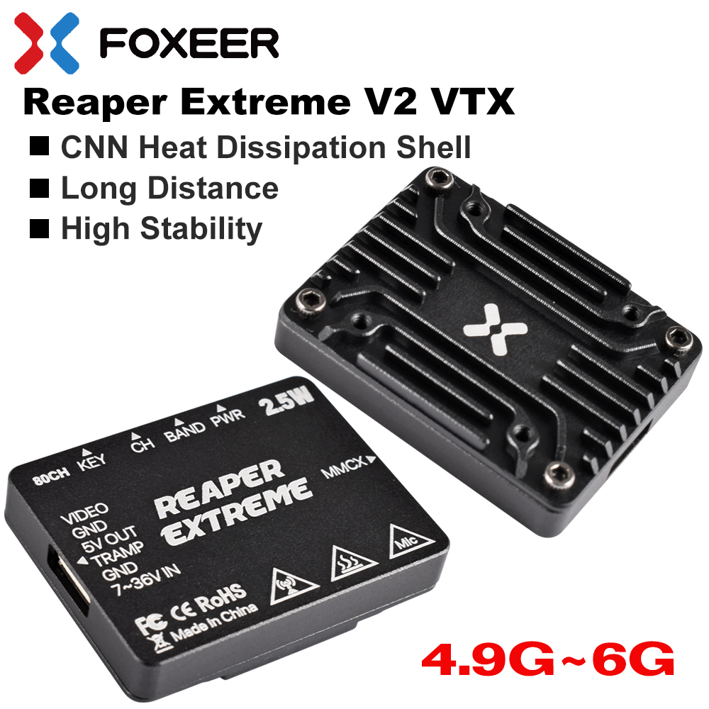 (super discount) Foxeer 4.9-6G - Foxeer Reaper Extreme 2.5W Vtx review and price